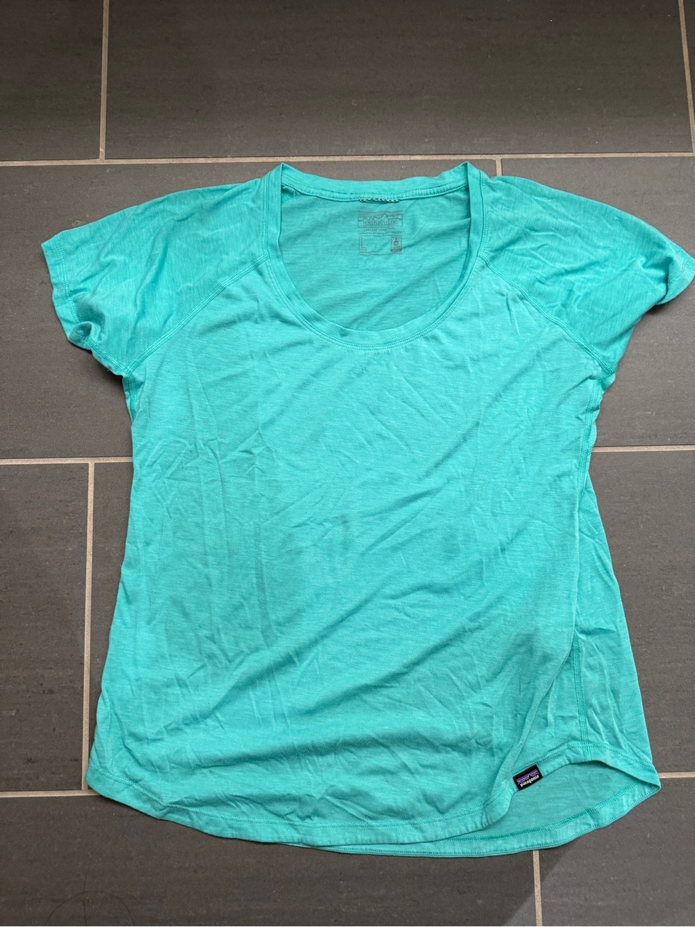 Patagonia Women's Capilene Cool Trail Tee - Fresh Teal